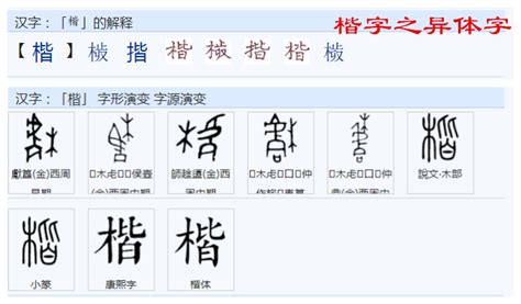 楷五行|楷字的五行是什么,楷的五行属性及吉利寓意